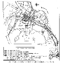Схема расположения памятников истории и культуры г. Галича и зон их охраны