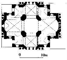 Благовещенский собор. Схема плана собора