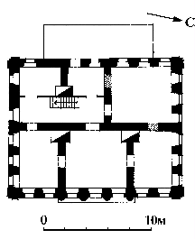 Усадьба Вакорина. Главный дом. План 2-го этажа