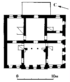 Дом жилой Боковина. План 1-го этажа