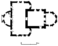 Церковь Константина и Елены. План церкви