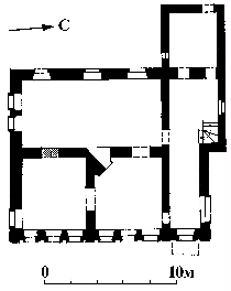 Дом жилой Дубовых. План основного этажа